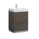 Fresca Valencia 24" Gray Oak Free Standing Modern Bathroom Vanity  FCB8424GO-I