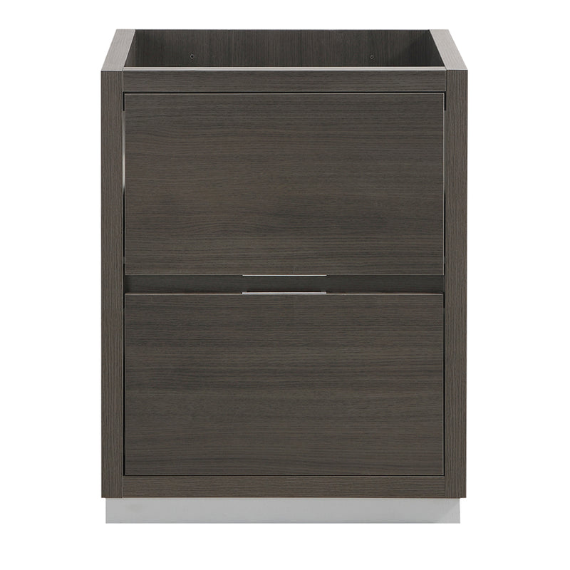 Fresca Valencia 24" Gray Oak Free Standing Modern Bathroom Cabinet FCB8424GO