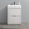 Fresca Valencia 24" Glossy White Free Standing Modern Bathroom Vanity FCB8424WH-I