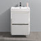 Fresca Valencia 24" Glossy White Free Standing Modern Bathroom Vanity FCB8424WH-I