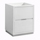 Fresca Valencia 24" Glossy White Free Standing Modern Bathroom Cabinet  FCB8424WH