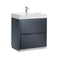 Fresca Valencia 30" Dark Slate Gray Free Standing Modern Bathroom Vanity  FCB8430GG-I