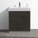 Fresca Valencia 30" Gray Oak Free Standing Modern Bathroom Vanity FCB8430GO-I