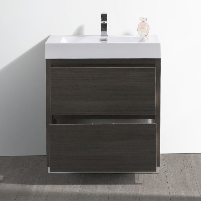 Fresca Valencia 30" Gray Oak Free Standing Modern Bathroom Vanity FCB8430GO-I