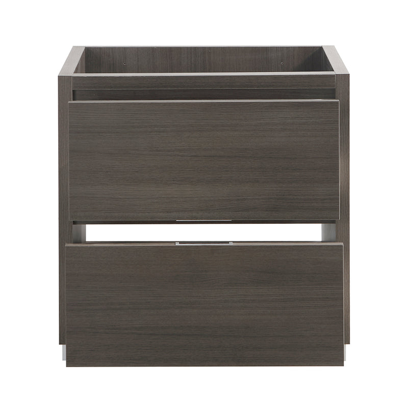 Fresca Valencia 30" Gray Oak Free Standing Modern Bathroom Cabinet FCB8430GO