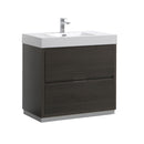 Fresca Valencia 36" Gray Oak Free Standing Modern Bathroom Vanity  FCB8436GO-I