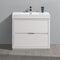 Fresca Valencia 36" Glossy White Free Standing Modern Bathroom Vanity FCB8436WH-I