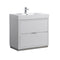 Fresca Valencia 36" Glossy White Free Standing Modern Bathroom Vanity  FCB8436WH-I