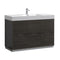 Fresca Valencia 48" Gray Oak Free Standing Modern Bathroom Vanity  FCB8448GO-I