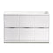 Fresca Valencia 48" Glossy White Free Standing Single Sink Modern Bathroom Cabinet FCB8448WH