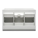 Fresca Valencia 48" Glossy White Free Standing Single Sink Modern Bathroom Cabinet FCB8448WH