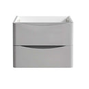 Fresca Tuscany 24" Glossy Gray Wall Hung Modern Bathroom Cabinet FCB9024GRG