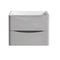 Fresca Tuscany 24" Glossy Gray Wall Hung Modern Bathroom Cabinet FCB9024GRG