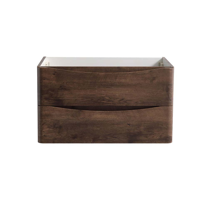 Fresca Tuscany 32" Rosewood Wall Hung Modern Bathroom Cabinet FCB9032RW