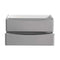 Fresca Tuscany 36" Glossy Gray Wall Hung Modern Bathroom Cabinet FCB9036GRG