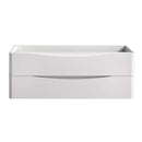 Fresca Tuscany 48" Glossy White Wall Hung Modern Bathroom Cabinet FCB9048WH