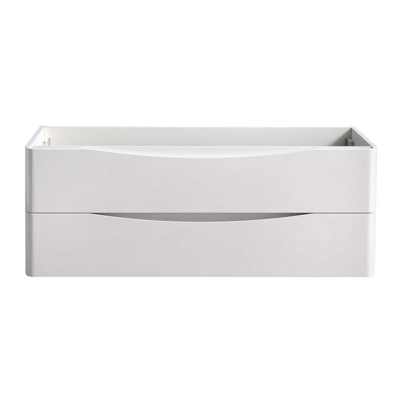 Fresca Tuscany 48" Glossy White Wall Hung Modern Bathroom Cabinet FCB9048WH