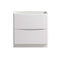 Fresca Tuscany 32" Glossy White Free Standing Modern Bathroom Cabinet FCB9132WH