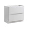 Fresca Tuscany 36" Glossy White Free Standing Modern Bathroom Cabinet FCB9136WH