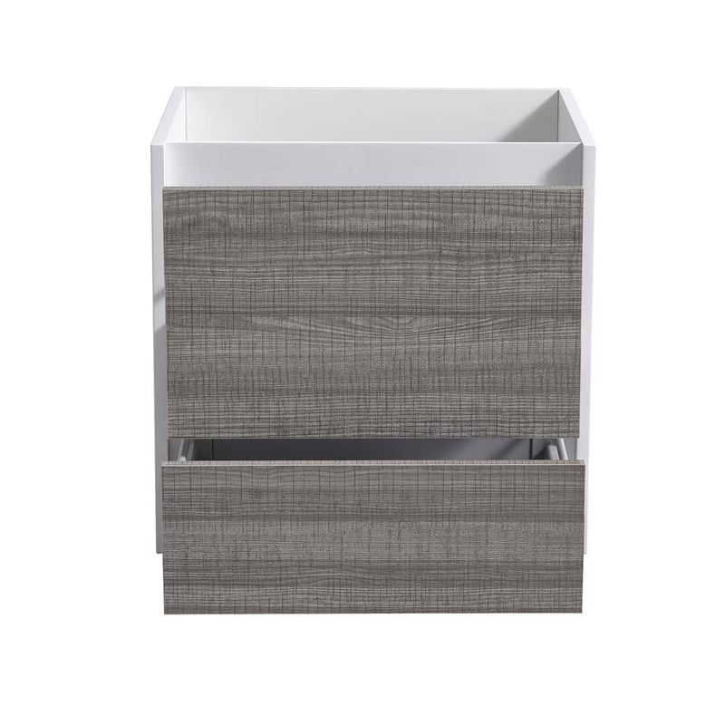 Fresca Catania 24" Glossy Ash Gray Wall Hung Modern Bathroom Cabinet FCB9224HA