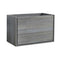 Fresca Catania 36" Ocean Gray Wall Hung Modern Bathroom Cabinet FCB9236OG