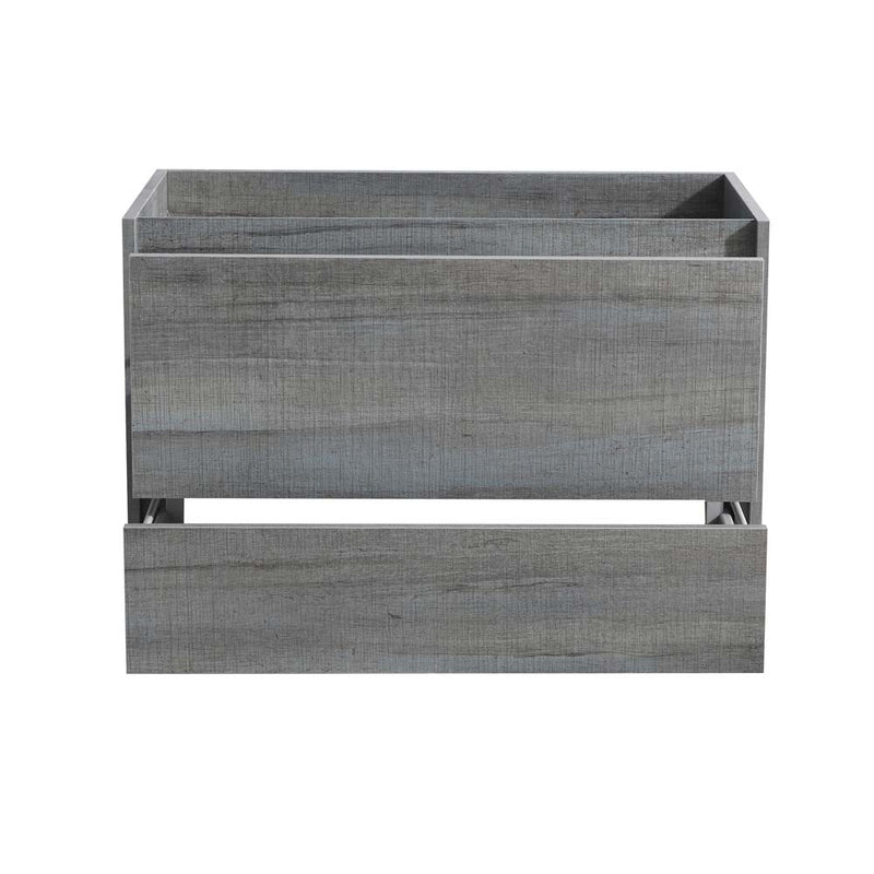 Fresca Catania 36" Ocean Gray Wall Hung Modern Bathroom Cabinet FCB9236OG