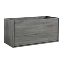 Fresca Catania 48" Ocean Gray Wall Hung Double Sink Modern Bathroom Cabinet FCB9248OG-D