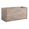 Fresca Catania 48" Rustic Natural Wood Wall Hung Modern Bathroom Cabinet FCB9248RNW