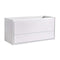 Fresca Catania 48" Glossy White Wall Hung Modern Bathroom Cabinet FCB9248WH