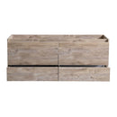 Fresca Catania 60" Rustic Natural Wood Wall Hung Single Sink Modern Bathroom Cabinet FCB9260RNW-S