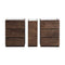 Fresca Lazzaro 60" Rosewood Free Standing Double Sink Modern Bathroom Cabinet FCB93-241224RW-D