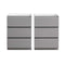 Fresca Lazzaro 48" Gray Free Standing Double Sink Modern Bathroom Cabinet FCB93-2424GR-D