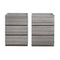 Fresca Lazzaro 48" Glossy Ash Gray Free Standing Double Sink Modern Bathroom Cabinet FCB93-2424HA-D