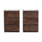 Fresca Lazzaro 48" Rosewood Free Standing Double Sink Modern Bathroom Cabinet FCB93-2424RW-D