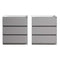 Fresca Lazzaro 60" Gray Free Standing Double Sink Modern Bathroom Cabinet FCB93-3030GR-D