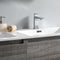 Fresca Lazzaro 60" Glossy Ash Gray Free Standing Modern Bathroom Cabinet with Integrated Double Sink FCB93-3030HA-D-I