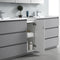 Fresca Lazzaro 84" Gray Free Standing Double Sink Modern Bathroom Cabinet with Integrated Sinks FCB93-361236GR-D-I