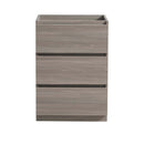 Fresca Lazzaro 24" Gray Wood Free Standing Modern Bathroom Cabinet FCB9324MGO