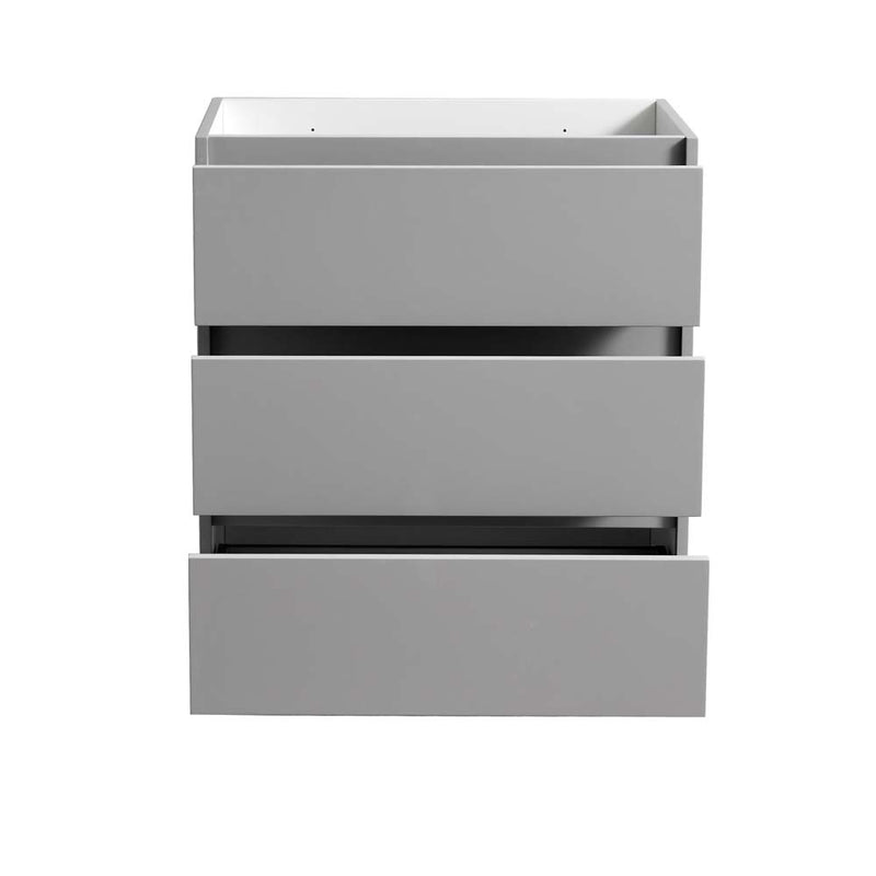 Fresca Lazzaro 30" Gray Free Standing Modern Bathroom Cabinet FCB9330GR