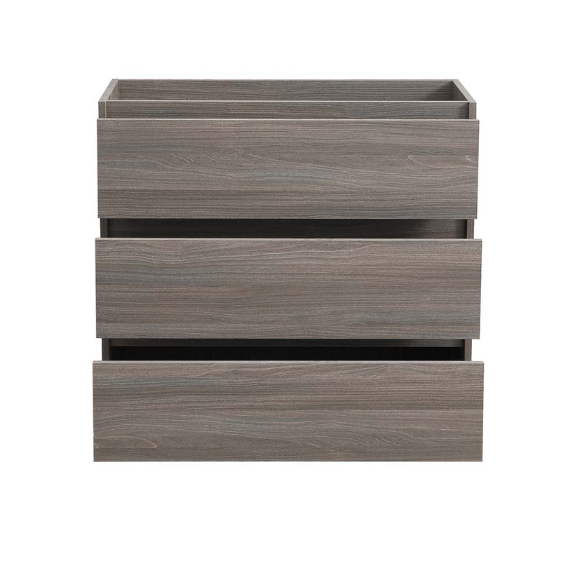 Fresca Lazzaro 36" Gray Wood Free Standing Modern Bathroom Cabinet FCB9336MGO