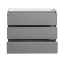 Fresca Lazzaro 42" Gray Free Standing Modern Bathroom Cabinet FCB9342GR