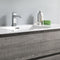 Fresca Lazzaro 48" Glossy Ash Gray Free Standing Modern Bathroom Cabinet with Integrated Sink FCB9348HA-I