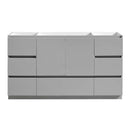 Fresca Lazzaro 60" Gray Free Standing Single Sink Modern Bathroom Cabinet FCB9360GR-S