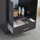 Fresca Imperia 24" Dark Gray Oak Free Standing Modern Bathroom Cabinet with Integrated Sink FCB9424DGO-I