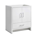 Fresca Imperia 30" Glossy White Free Standing Modern Bathroom Cabinet FCB9430WH