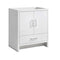 Fresca Imperia 30" Glossy White Free Standing Modern Bathroom Cabinet FCB9430WH