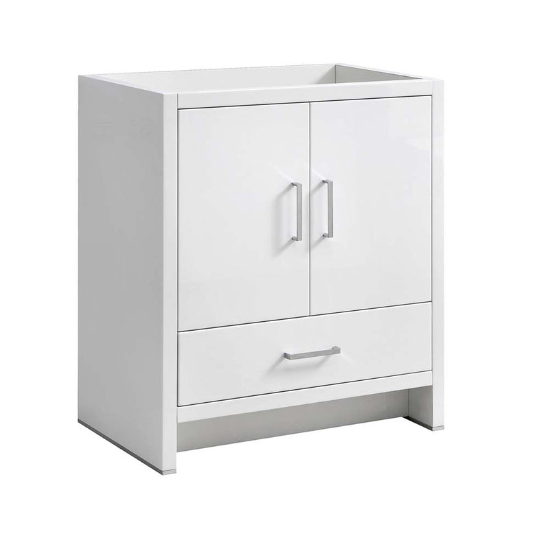 Fresca Imperia 30" Glossy White Free Standing Modern Bathroom Cabinet FCB9430WH