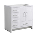 Fresca Imperia 36" Glossy White Free Standing Modern Bathroom Cabinet - Left Version FCB9436WH-L