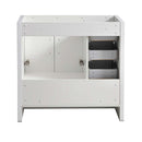 Fresca Imperia 36" Glossy White Free Standing Modern Bathroom Cabinet - Left Version FCB9436WH-L