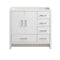 Fresca Imperia 36" Glossy White Free Standing Modern Bathroom Cabinet - Right Version FCB9436WH-R